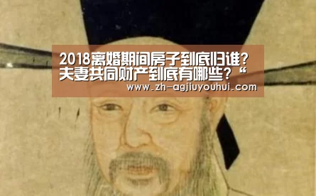 2018离婚期间房子到底归谁?夫妻共同财